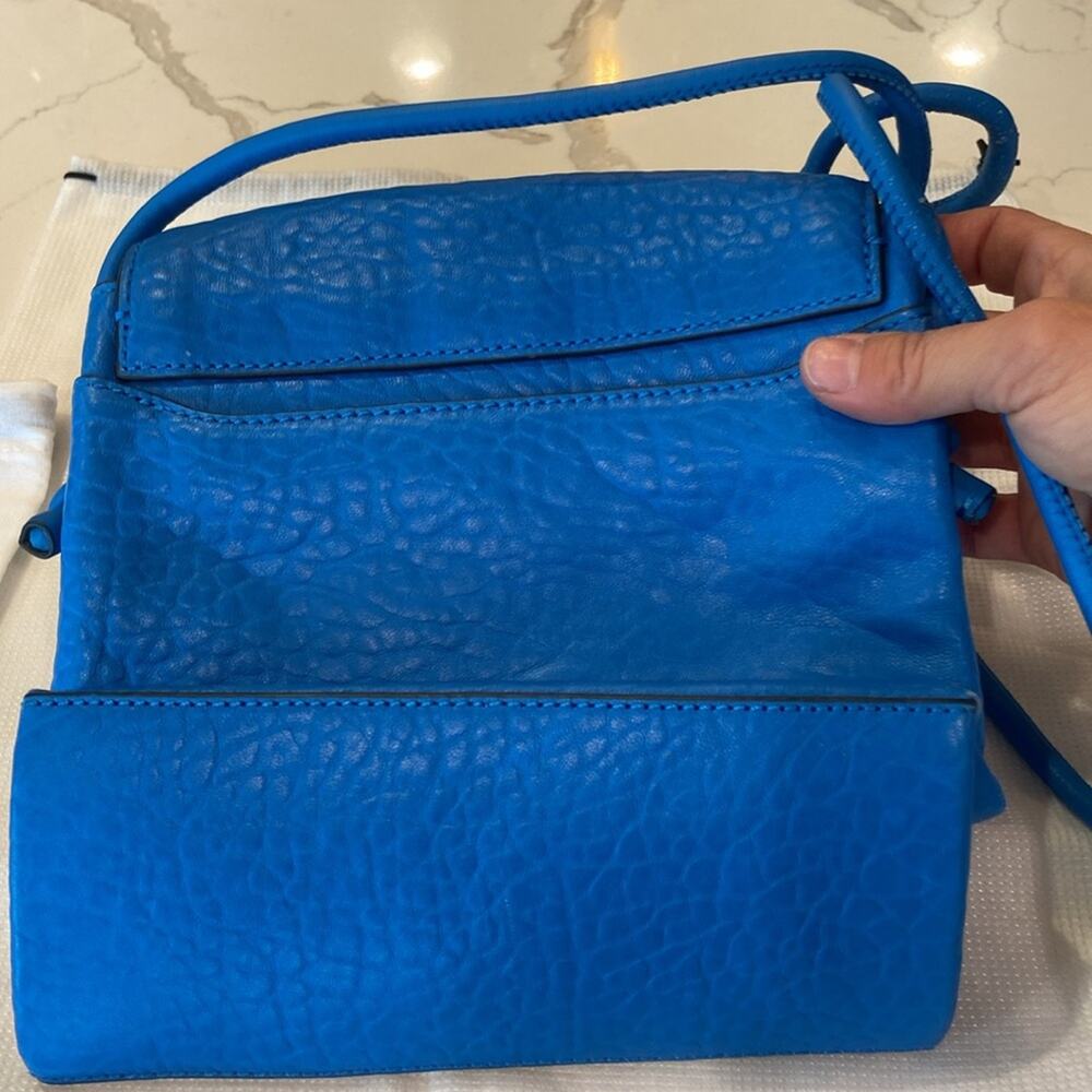 Thacker bright blue Holden medium crossbody bag - Picture 3 of 8